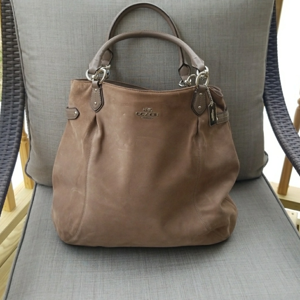 Coach suede purse